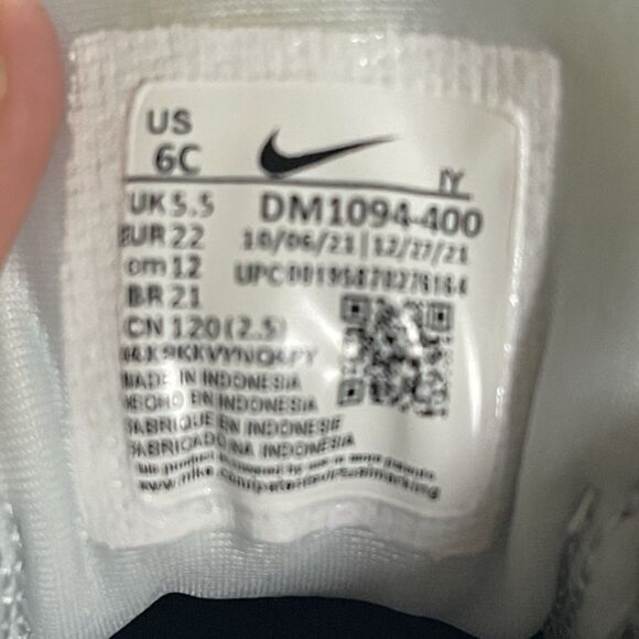 Nike Little Posite One Toddler Basketball Shoes Size 6C Light Blue DM1094-400 - Picture 9 of 9